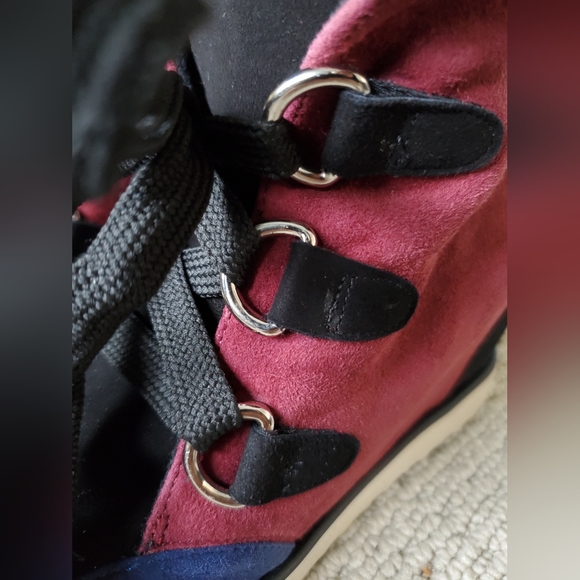 New✨ Millie's Suede Wedge Ankle Boots - Picture 6 of 7